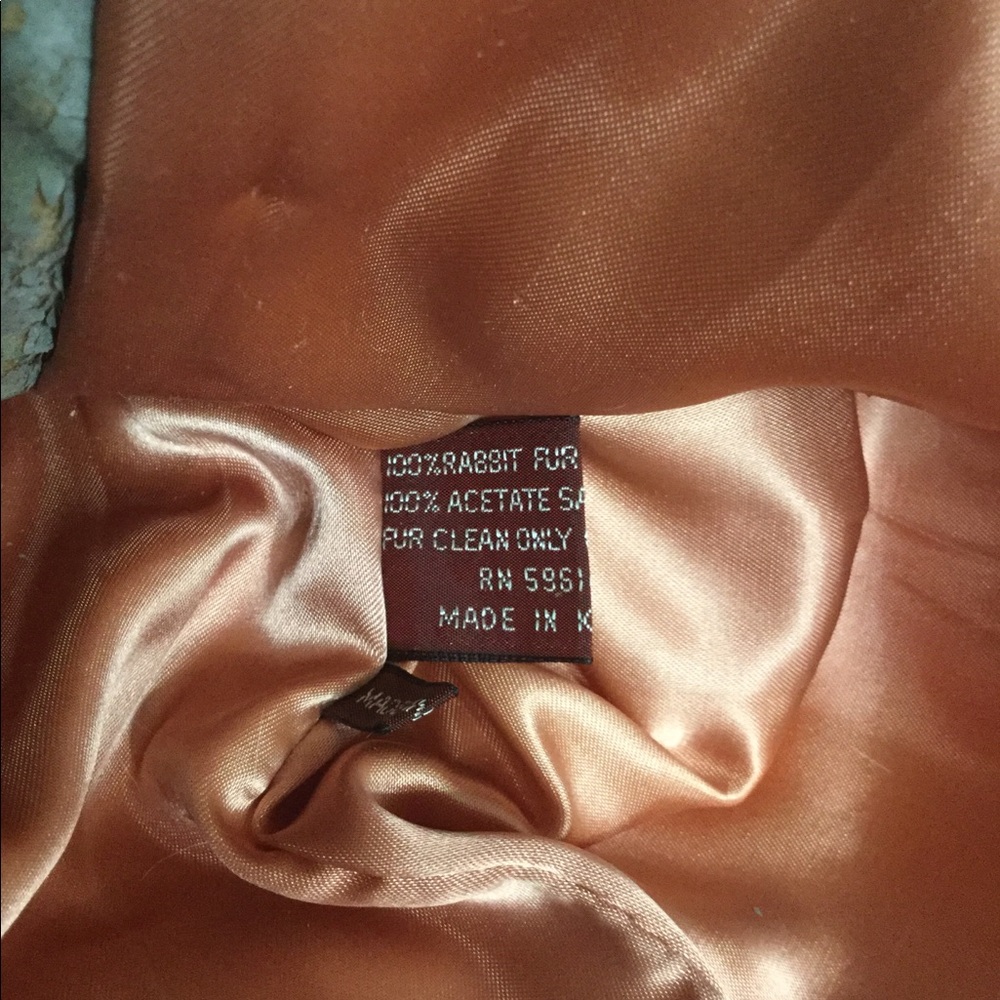 Very Nice Rabbit Fur Zippered Jacket - Picture 6 of 8